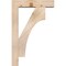 Ekena Millwork Westlake Block Smooth Bracket w/ Offset Brace, Douglas Fir, 5 1/2"W x 22"D x 34"H BKT0604X22X34WTL05SDF - alternate 3